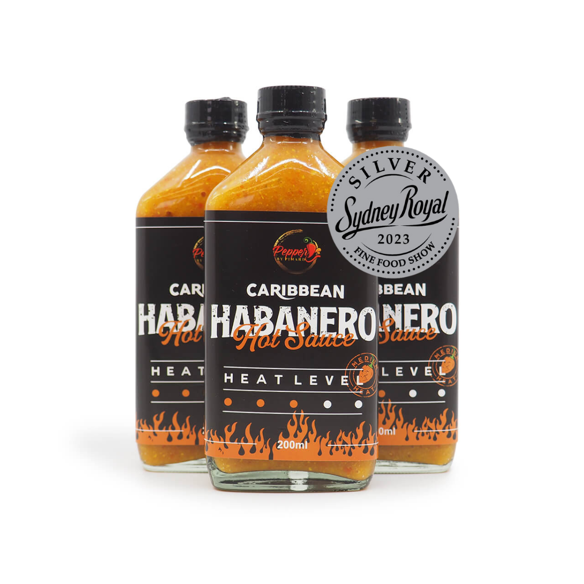 Honey Habanero Hot Sauce, Caribbean Style Hot Sauce
